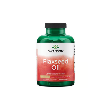Organic Flaxseed Oil 1000 mg 200 Capsules